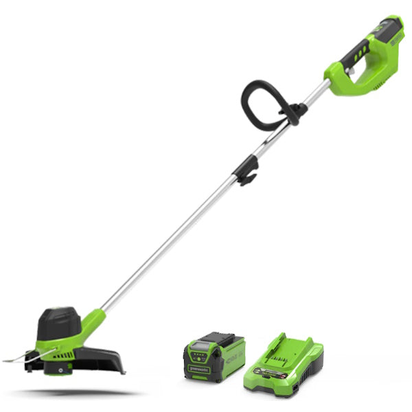 GREENWORKS DECESPUGLIATORE G40LT 40V SENZA CARICABATTERIA E BATTERIA*