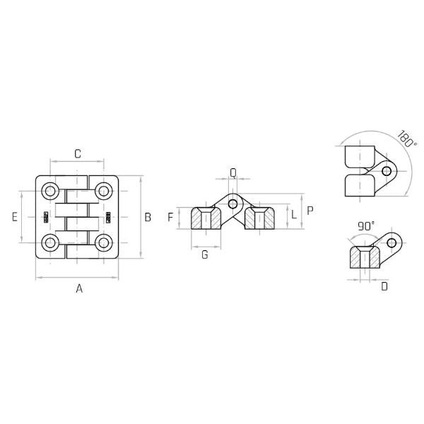GAMM CERNIERA IN NYLON MOD. C/A