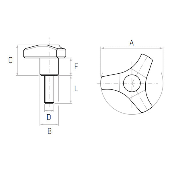 GAMM VOLANTINO 3 PUNTE MOD. V3/P