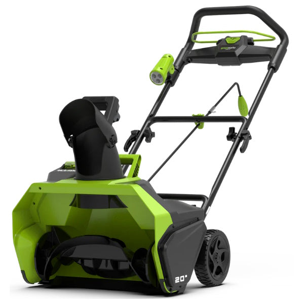 GREENWORKS SPAZZANEVE GD40ST SENZA CARICABATTERIA E BATTERIA