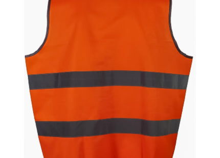 GILET ALTA VISIBILITA' COLORE ARANCIO TG.UNICA*