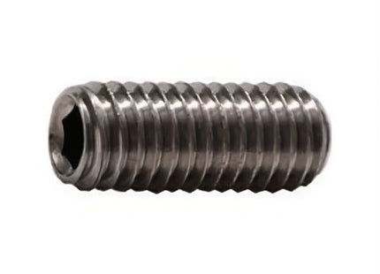 GRANI PUNTA PIANA ESAGONO INCASSATO IN ACCIAIO INOX A2 UNI 5923