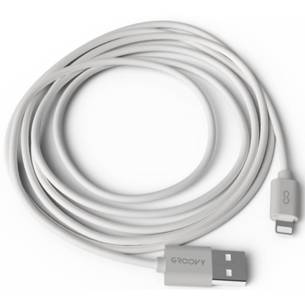 GROOVY CAVO LIGHTNING PER DISPOSITIVI APPLE DA MT2 COLORE GRIGIO