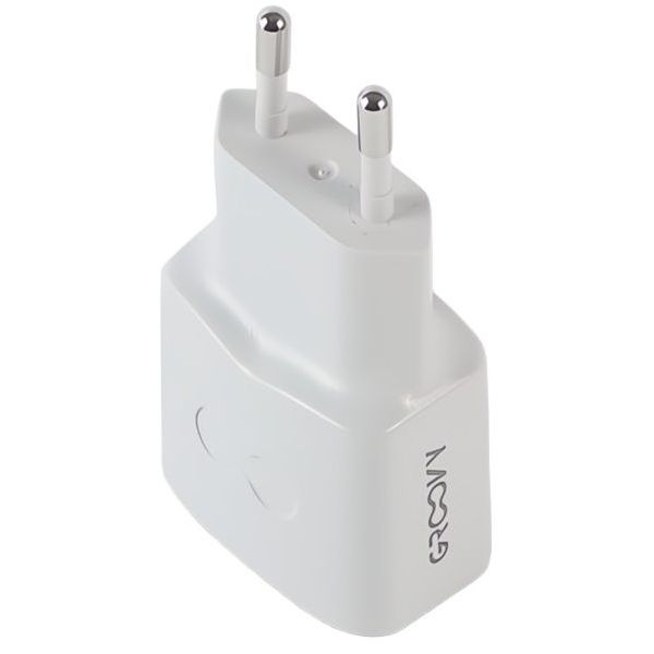 GROOVY CARICATORE DA MURO USB + USB C COLORE GRIGIO