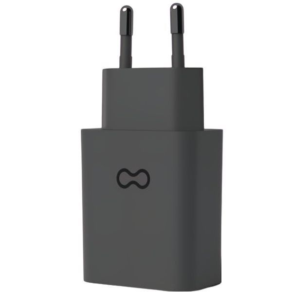 GROOVY CARICATORE RAPIDO DA MURO USB C 20W COLORE GRIGIO