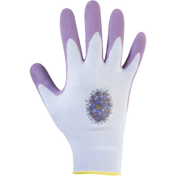 GUANTI MOD. GARDEN/1 PER GIARDINAGGIO IN NYLON COLORE LILLA