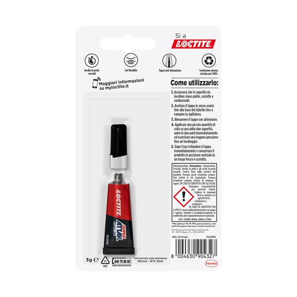 HENKEL LOCTITE SUPER ATTAK POWER GEL GR3