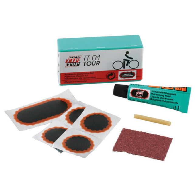 KIT RIPARAZIONE CAMERE D'ARIA TIP TOP BIKE TOUR TT 01
