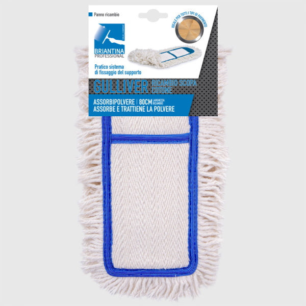LA BRIANTINA RICAMBIO IN COTONE PER SCOPA GULLIVER CM.80