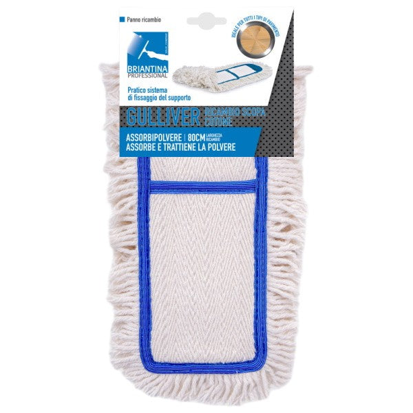 LA BRIANTINA RICAMBIO IN COTONE PER SCOPA GULLIVER CM.80