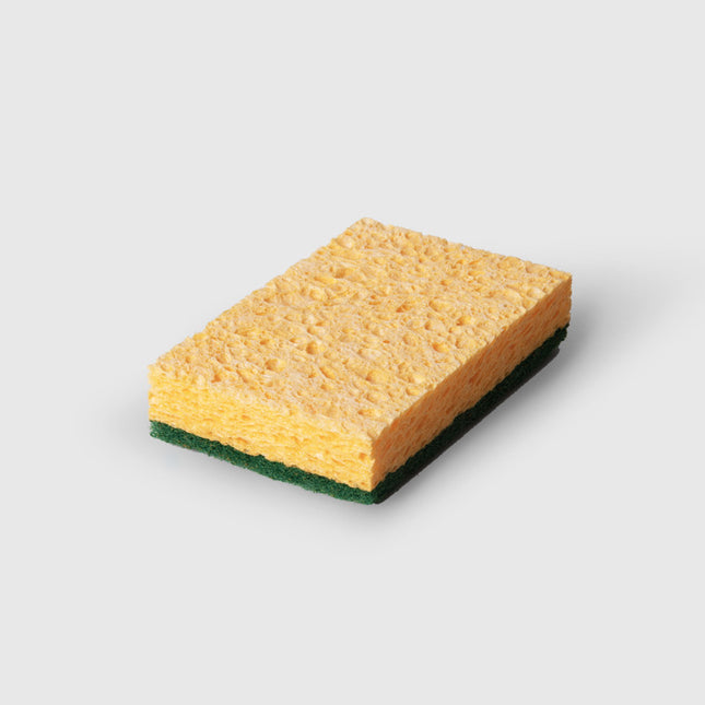 LA BRIANTINA SPUGNE IN FIBRA ABRASIVA E CELLULOSA NATURALE CONF.PZ2