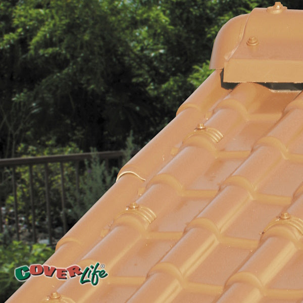 LA VENTILAZIONE CAPPELLOTTO CON GUARNIZIONE PER LASTRA TIPO ROMANA