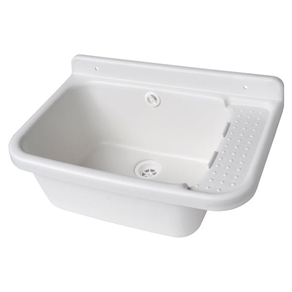 LA VENTILAZIONE LAVELLO IN PLASTICA MM600X400X280 COMPLETO DI SIFONE