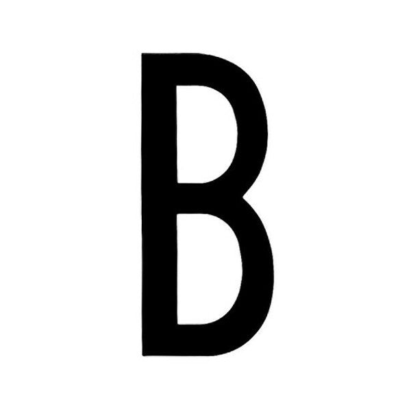 LAMPA CARATTERI ALFABETICI ADESIVI PER TARGHE MM35X80 LETTERA B