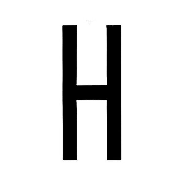 LAMPA CARATTERI ALFABETICI ADESIVI PER TARGHE MM35X80 LETTERA H