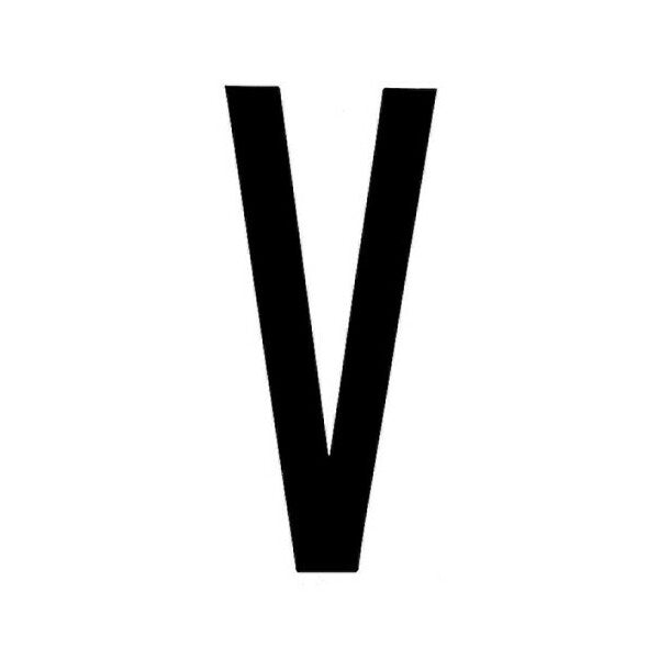 LAMPA CARATTERI ALFABETICI ADESIVI PER TARGHE MM35X80