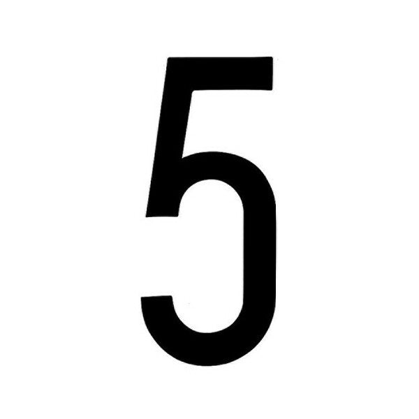 LAMPA CARATTERI NUMERICI ADESIVI PER TARGHE MM35X80