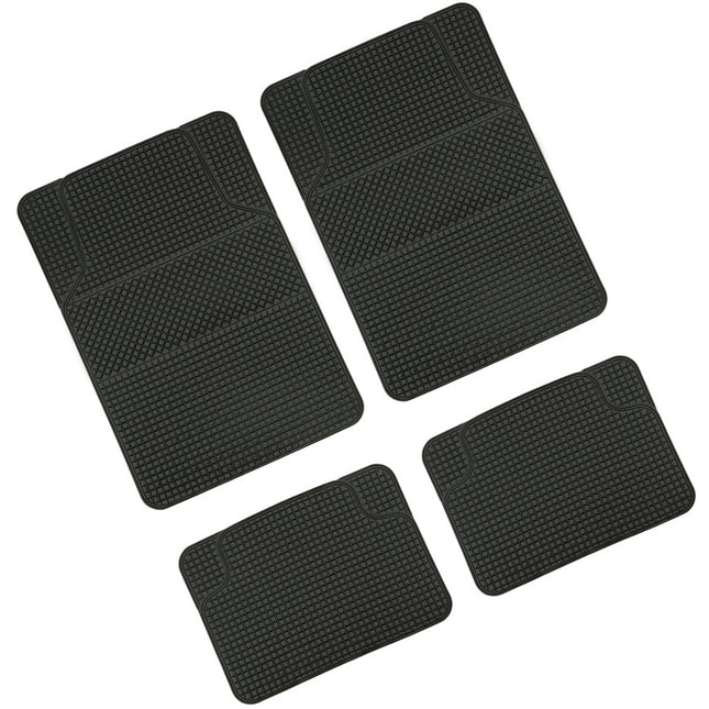 LAMPA TAPPETINI CALIFORNIA IN PVC NERO SERIE DA 4 PZ