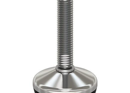 MARTIN PIEDE INOX A2 SNODATO BASE VULCANIZZATA D.MM 80 M16X100 KG1000