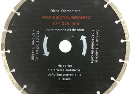 MEDID DISCO DIAMANTATO A SETTORI PER EDILIZIA D.MM230X22,23 ART. SP230