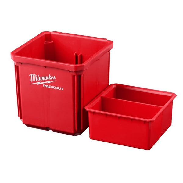 MILWAUKEE PACKOUT CESTINO COMPATTO MM100X100 CONFEZIONE DA PZ.2