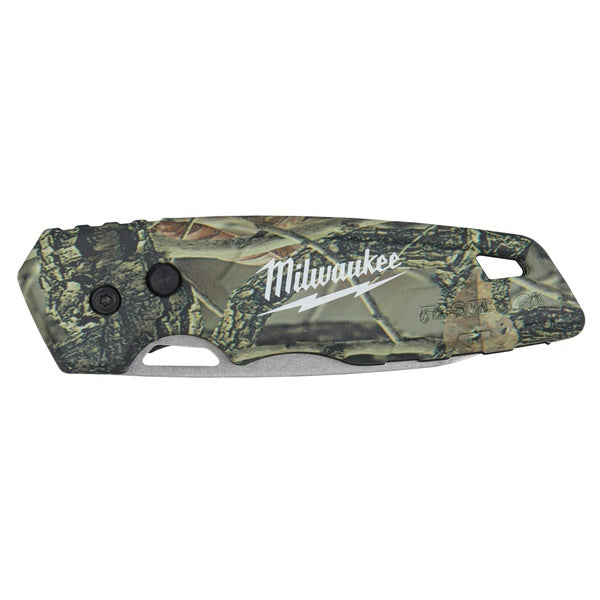 MILWAUKEE COLTELLO A SERRAMANICO SPORT MIMETICO LAMA LISCIA DA MM75
