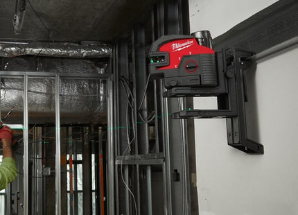 MILWAUKEE LASER VERDE A 2 LINEE CON 4 PUNTI PIOMBO M12 CLL4P-301C(V1/23)