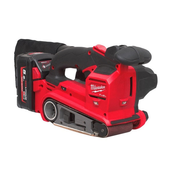 MILWAUKEE LEVIGATRICE A NASTRO A BATTERIA M18 FBTS75-552X