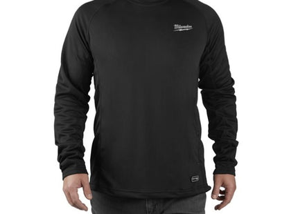 MILWAUKEE MAGLIA TERMICA A MANICHE LUNGHE L4 HBLB-301 COLORE NERO TG.M