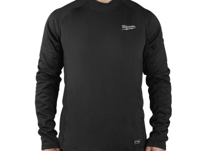 MILWAUKEE MAGLIA TERMICA A MANICHE LUNGHE L4 HBLB-301 COLORE NERO TG.M