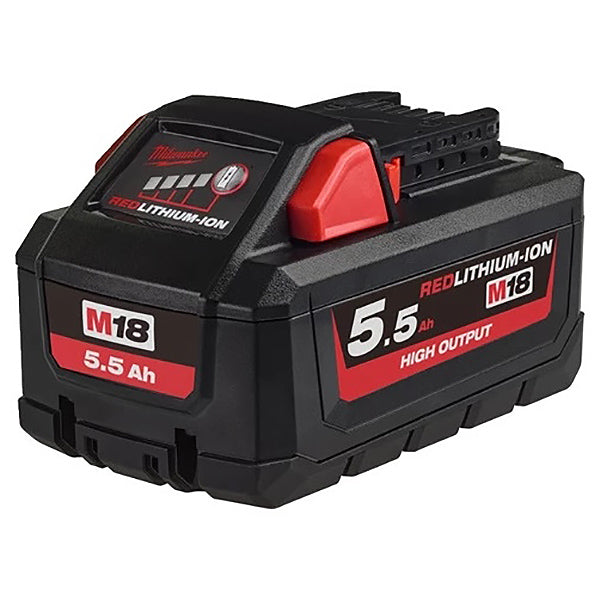 MILWAUKEE BATTERIA 18V 5,5AH ART. M18HB5,5 (V1/23)