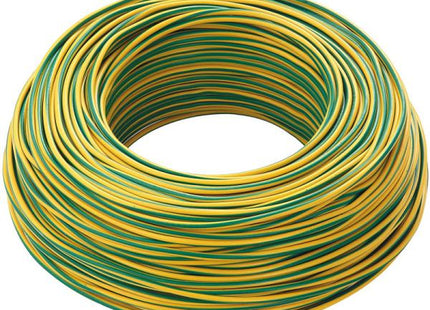 CAVO ELETTRICO IN MATASSA TIPO FS17 COLORE VERDE/GIALLO