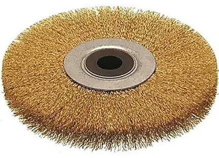 CEBO SPAZZOLA CIRCOLARE STANDARD FILI ONDULATI IN ACCIAIO D.MM150X20X16
