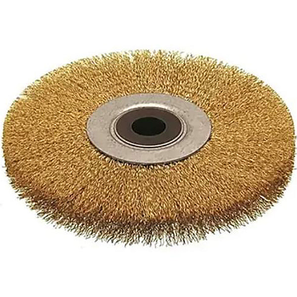 CEBO SPAZZOLA CIRCOLARE STANDARD FILI ONDULATI IN ACCIAIO