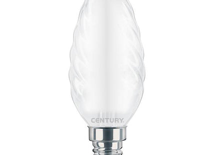 CENTURY LAMPADINA LED INCANTO TORTIGLIONE SATEN 230V 4W E14 3000K 470LM