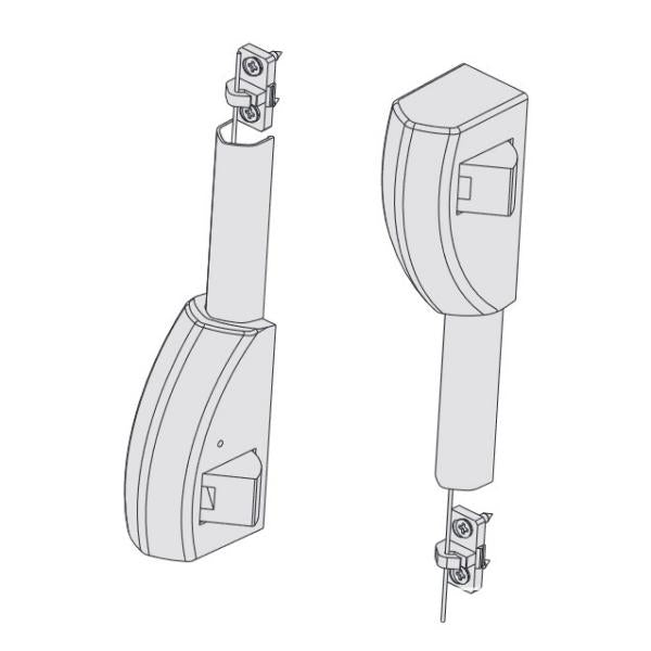 CISA COPPIA SCROCCHI PER CHIUSURA LATERALE PER MANIGLIONI FAST*