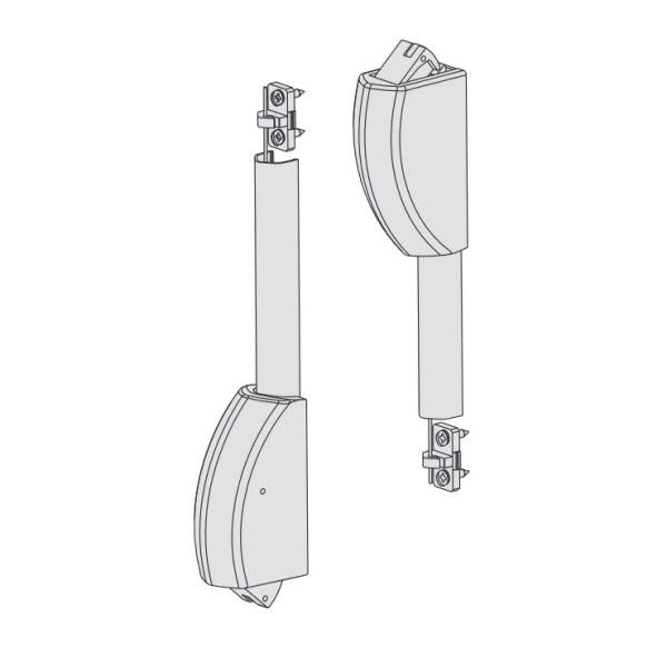 CISA COPPIA SCROCCHI AUTOBLOCCANTI ALTO/BASSO PER MANIGLIONI FAST*