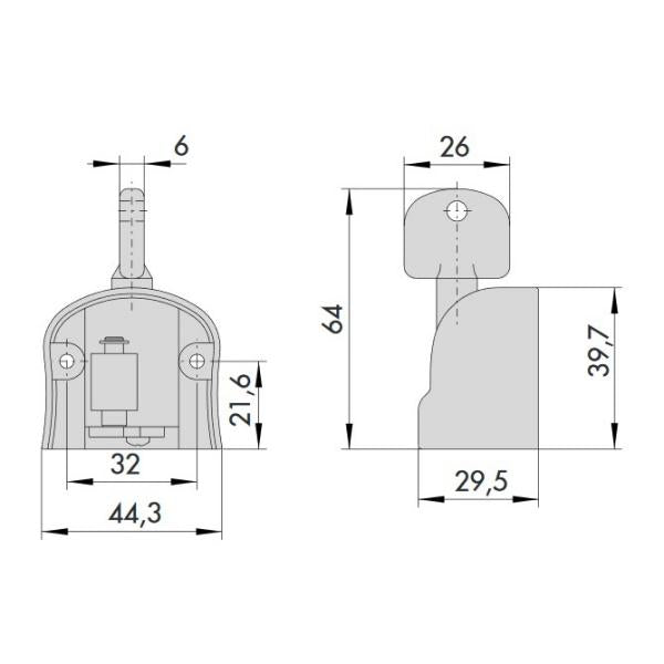CISA DISPOSITIVO PER FERMA GIORNO PER MANIGLIONI ANTIPANICO*
