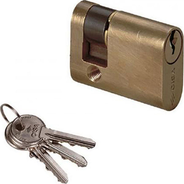 CISA MEZZO CILINDRO OVALE MM28/10