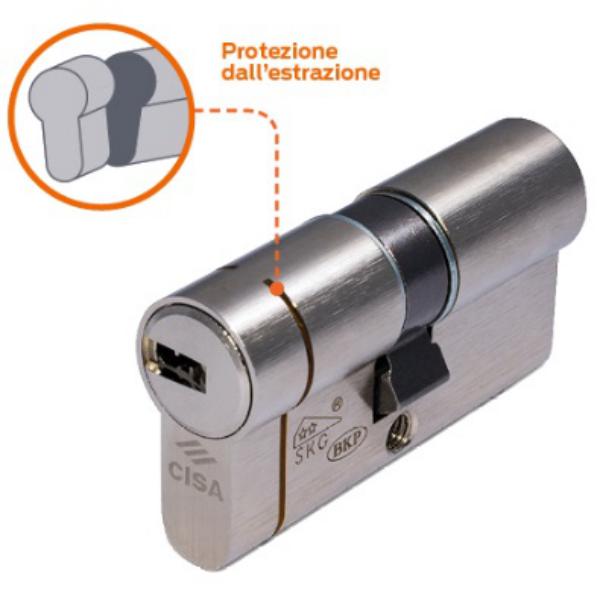 CISA MEZZO CILINDRO ASTRAL TEKNO PRO CON CAMMA REGOLABILE MM30/10*