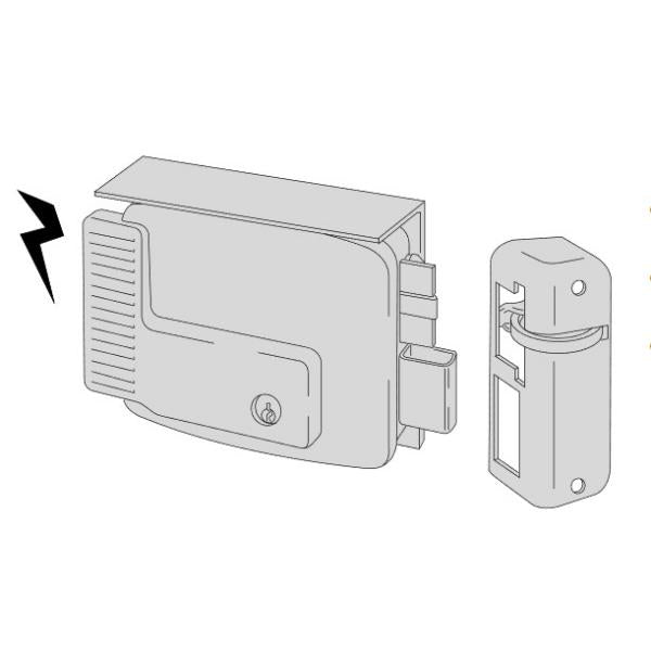 CISA ELETTROSERRATURA DA APPLICARE A MANDATE MANUALI