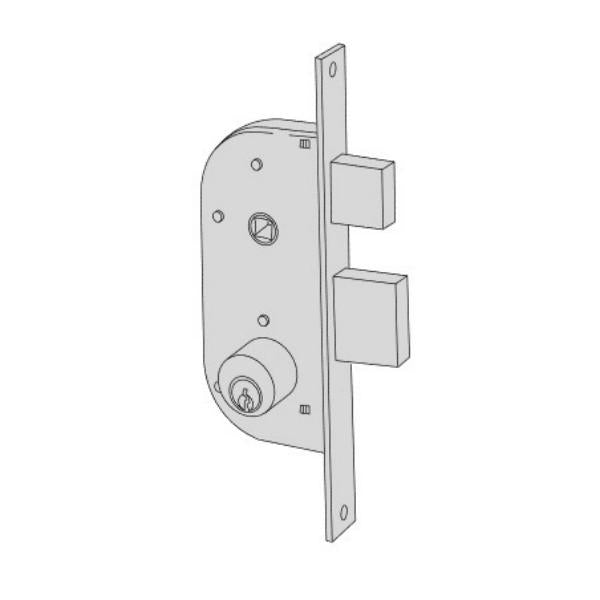 CISA SERRATURA DA INFILARE CON CILINDRO ENTRATA MM30 AMBIDESTRA