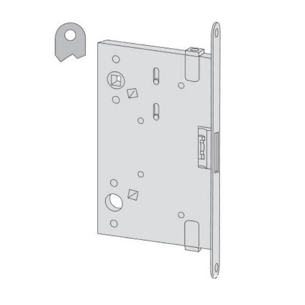 CISA SERRATURA DA INFILARE ANTIPANICO ENTRATA MM65 AMBIDESTRA ANTA 2*