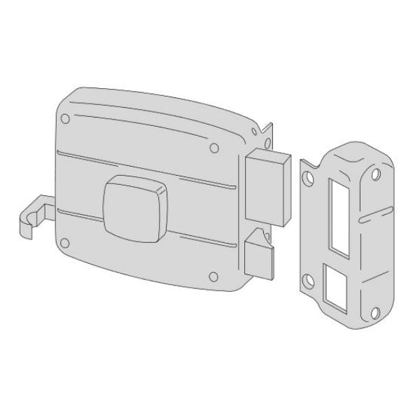CISA SERRATURA DA APPLICARE CON TIRANTE E POMOLO