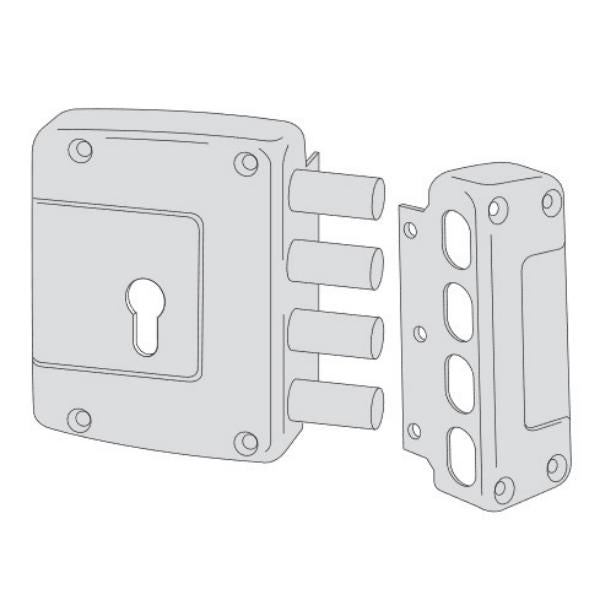 CISA SERRATURA DA APPLICARE DI SICUREZZA 1 CHIUSURA