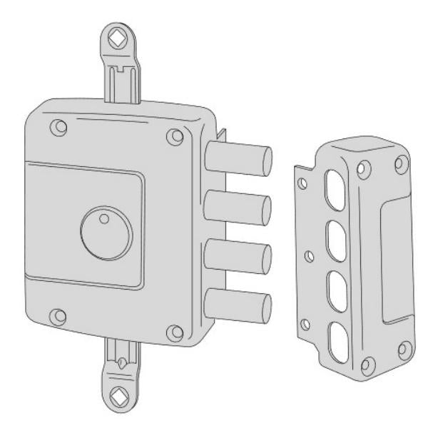 CISA SERRATURA DA APPLICARE DI SICUREZZA 3 CHIUSURE