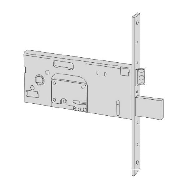 CISA SERRATURA DA INFILARE PER FASCE H.MM78 ENTRATA MM90 AMBIDX