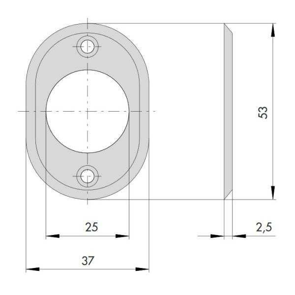CISA BORCHIA IN OTTONE PER CILINDRI A TUBO