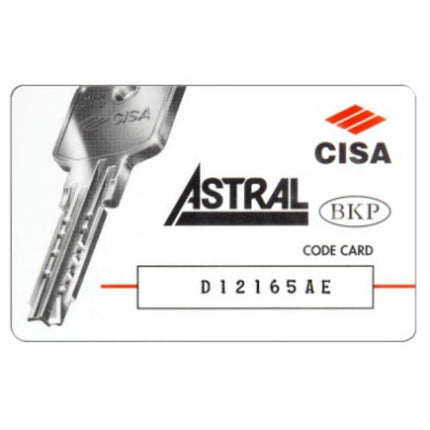 CISA CILINDRO A PROFILO EUROPEO ASTRAL SIGILLO MM40/40