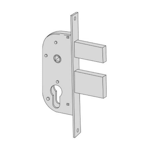 CISA SERRATURA DA INFILARE SENZA CILINDRO ENTRATA MM30 AMBIDESTRA*